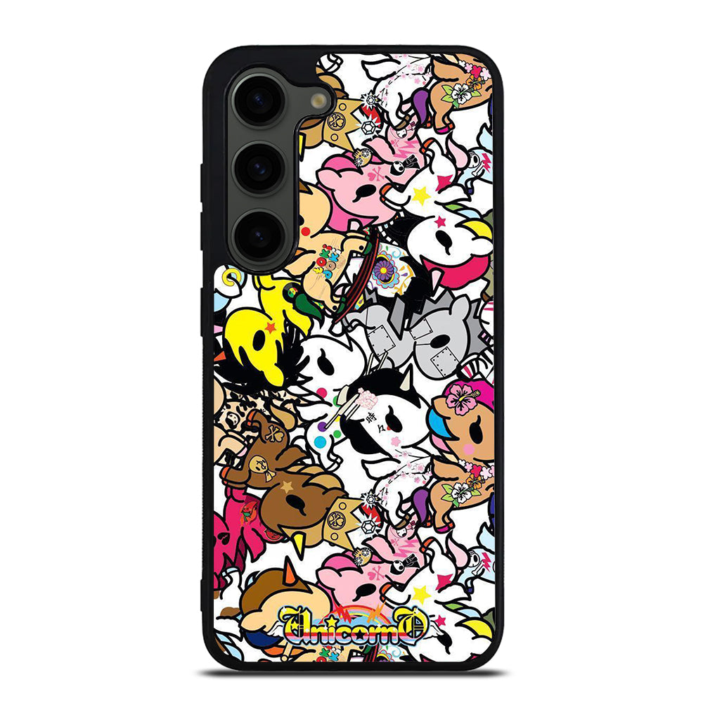 TOKIDOKI UNICORNO PATTERN 2 Samsung Galaxy S23 Plus Case Cover