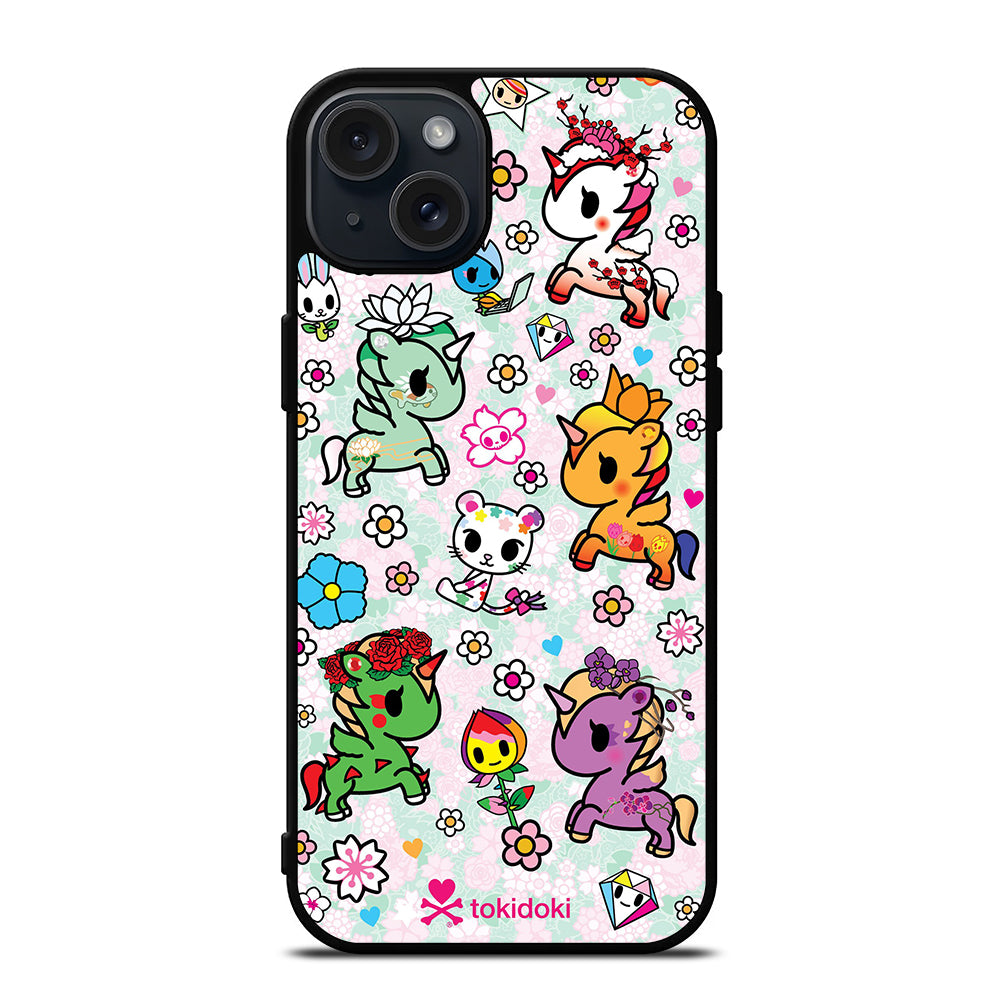 TOKIDOKI UNICORNO PATTERN iPhone 15 Plus Case Cover