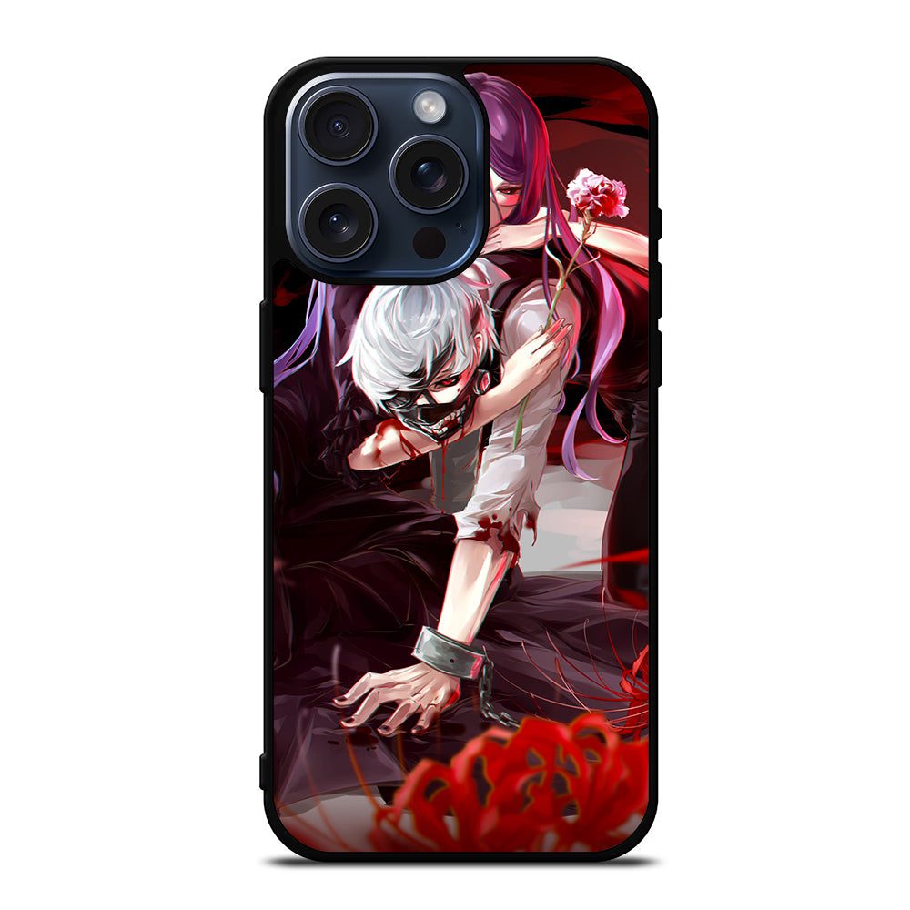 TOKYO GHOUL KANEKI KEN AND RIZE iPhone 15 Pro Max Case Cover