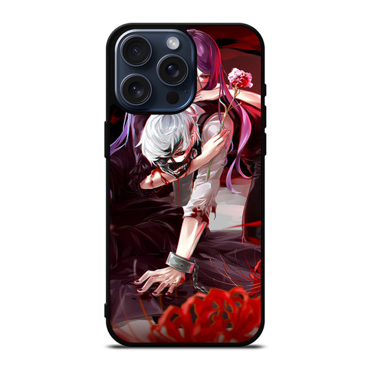 TOKYO GHOUL KANEKI KEN AND RIZE iPhone 15 Pro Max Case Cover