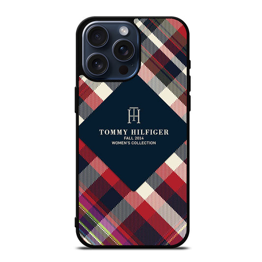 TOMMY HILFIGER LOGO PLAID iPhone 15 Pro Max Case Cover