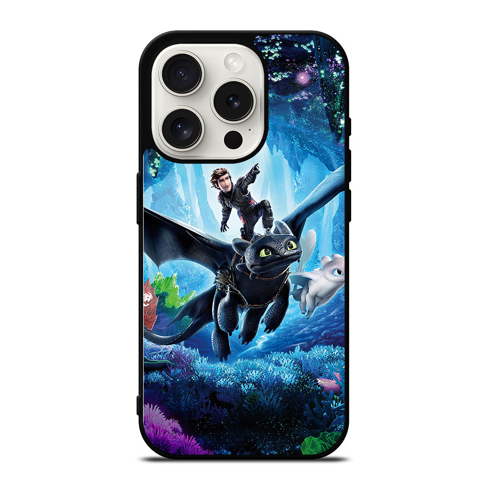 TOOTHLESS DRAGON AND HICCUP iPhone 15 Pro Case Cover