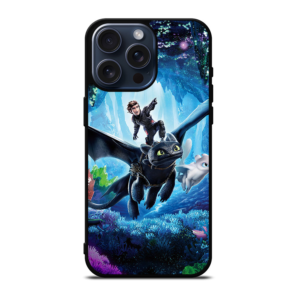 TOOTHLESS DRAGON AND HICCUP iPhone 15 Pro Max Case Cover