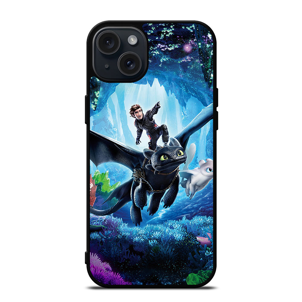 TOOTHLESS DRAGON AND HICCUP iPhone 15 Plus Case Cover