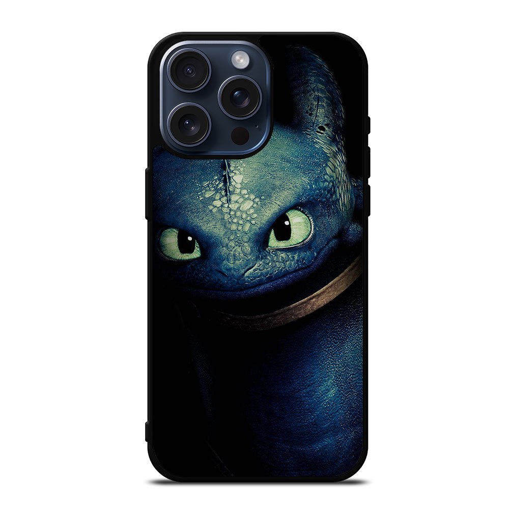 TOOTHLESS DRAGON FACE iPhone 15 Pro Max Case Cover