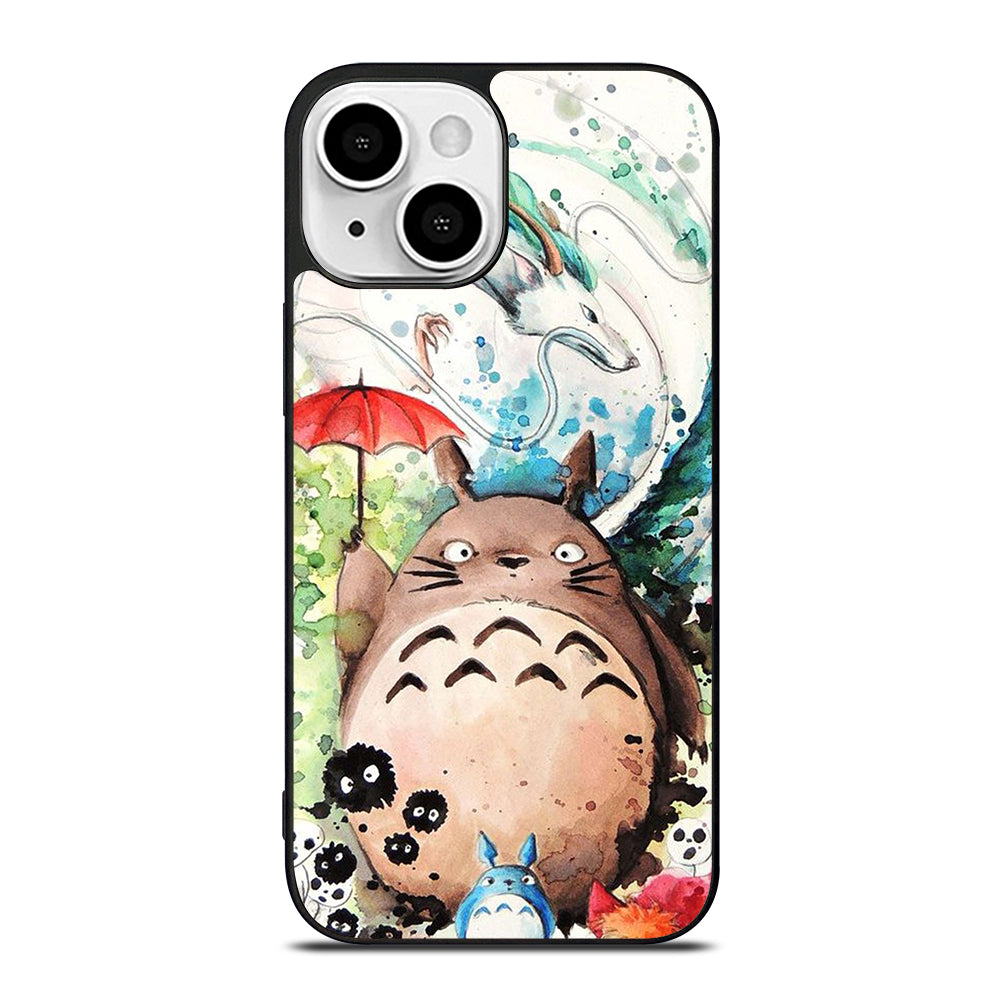 TOTORO CUTE ART iPhone 13 Mini Case Cover casecentro TOTORO CUTE ART iPhone 13 Mini Case Cover casecentro
