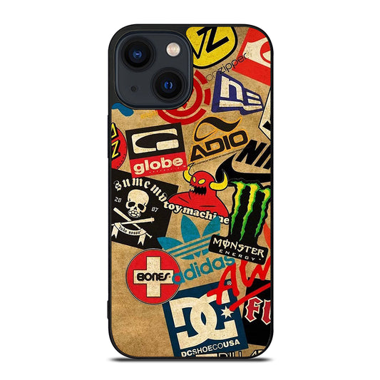TOY MACHINE SKATEBOARD COLLAGE iPhone 14 Plus Case Cover
