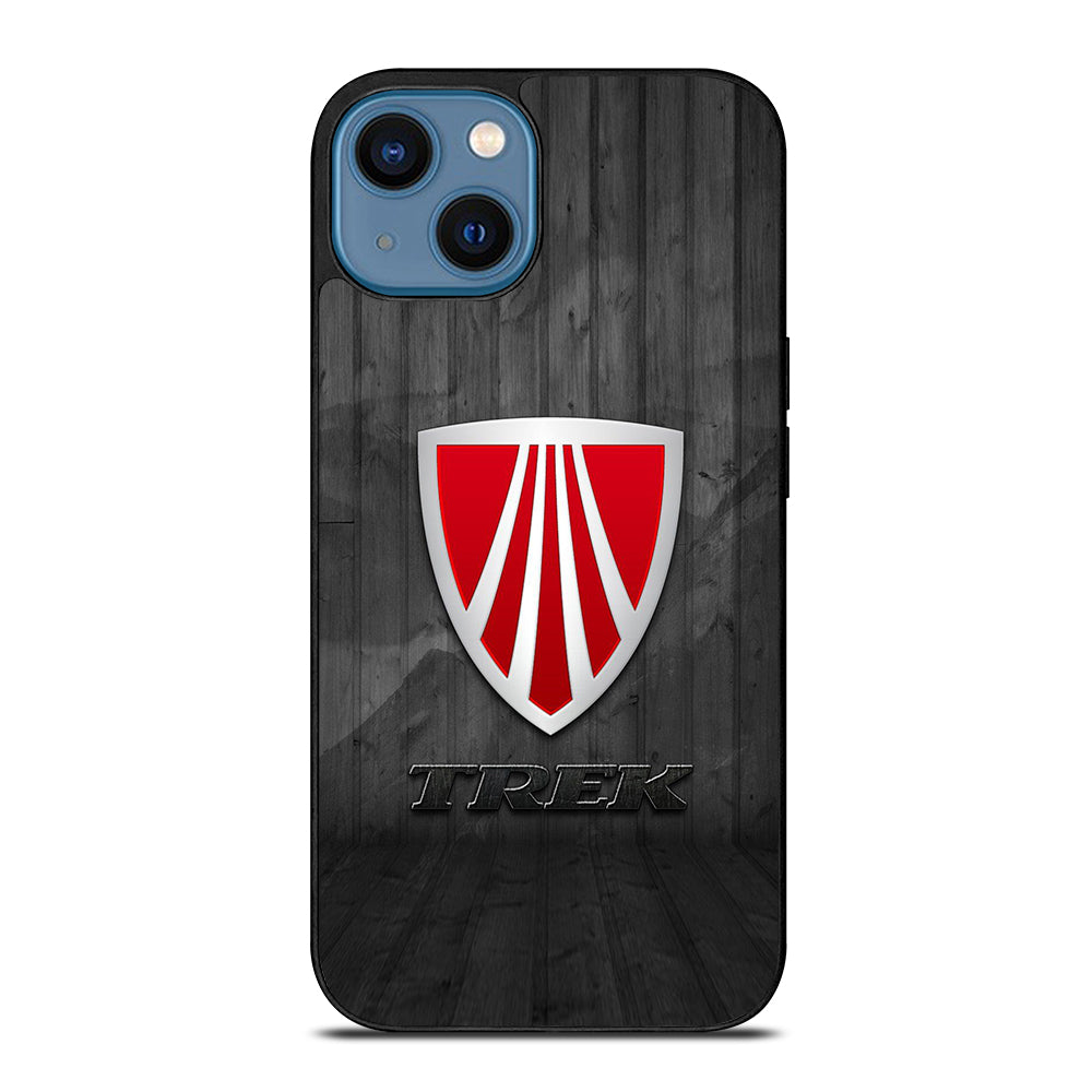 TREK BIKE LOGO WOODEN iPhone 14 Case Cover