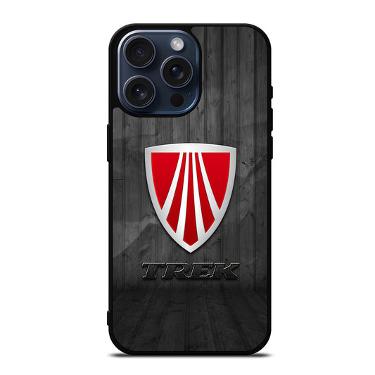 TREK BIKE LOGO WOODEN iPhone 15 Pro Max Case Cover