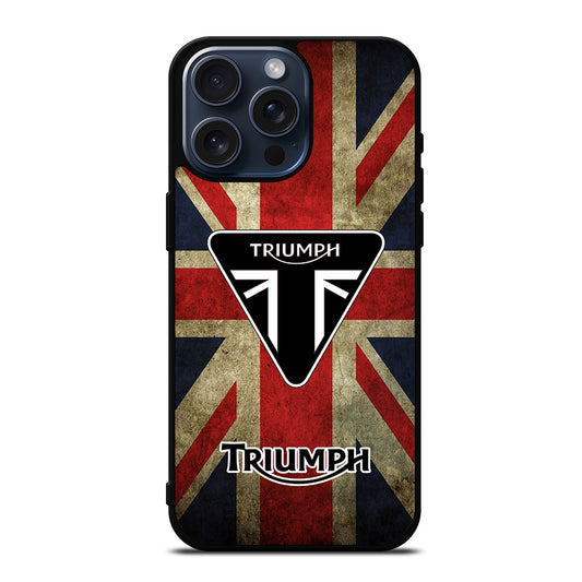 TRIUMPH MOTORCYCLE LOGO NEW iPhone 15 Pro Max Case Cover