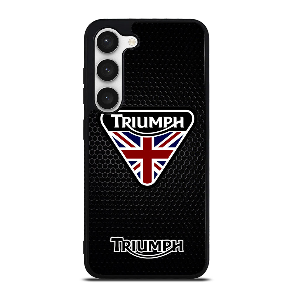 TRIUMPH MOTORCYCLE METAL LOGO Samsung Galaxy S23 Case Cover