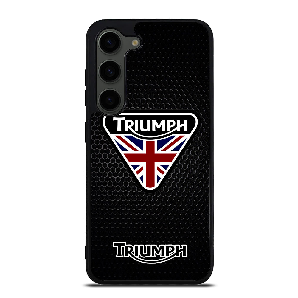 TRIUMPH MOTORCYCLE METAL LOGO Samsung Galaxy S23 Plus Case Cover