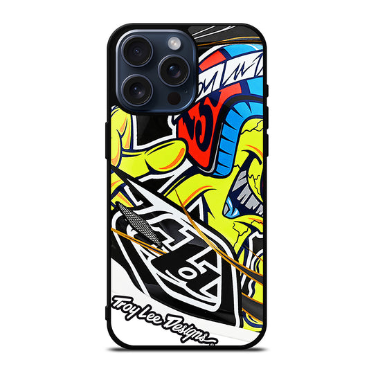 TROY LEE DESIGN LOGO 4 iPhone 15 Pro Max Case Cover