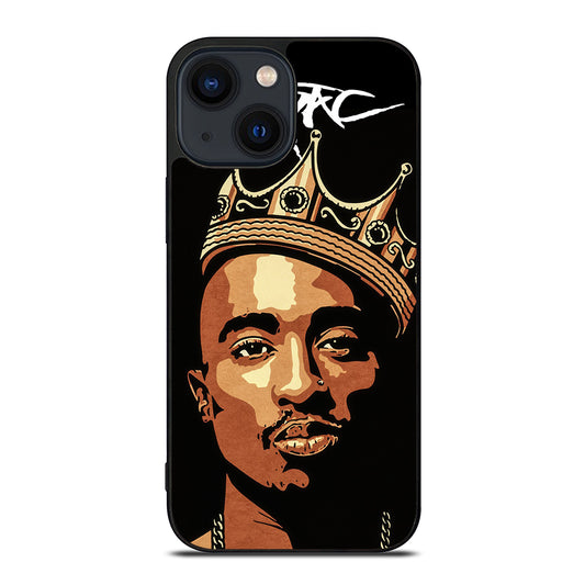 TUPAC SHAKUR KING iPhone 14 Plus Case Cover