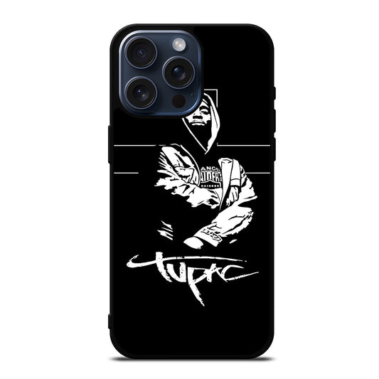 TUPAC SHAKUR RAPPER iPhone 15 Pro Max Case Cover