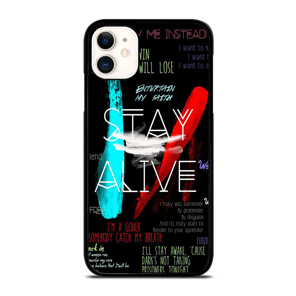 TWENTY ONE PILOTS STAY ALIVE LYRICS iPhone 11 Case Cover