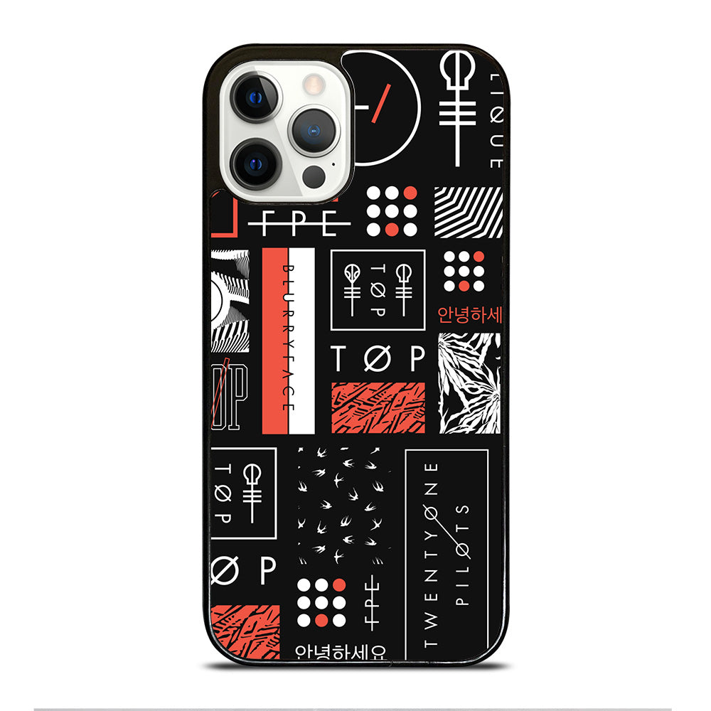 TWENTY ONE PILOTS BLURRYFACE 2 iPhone 12 Pro Case Cover
