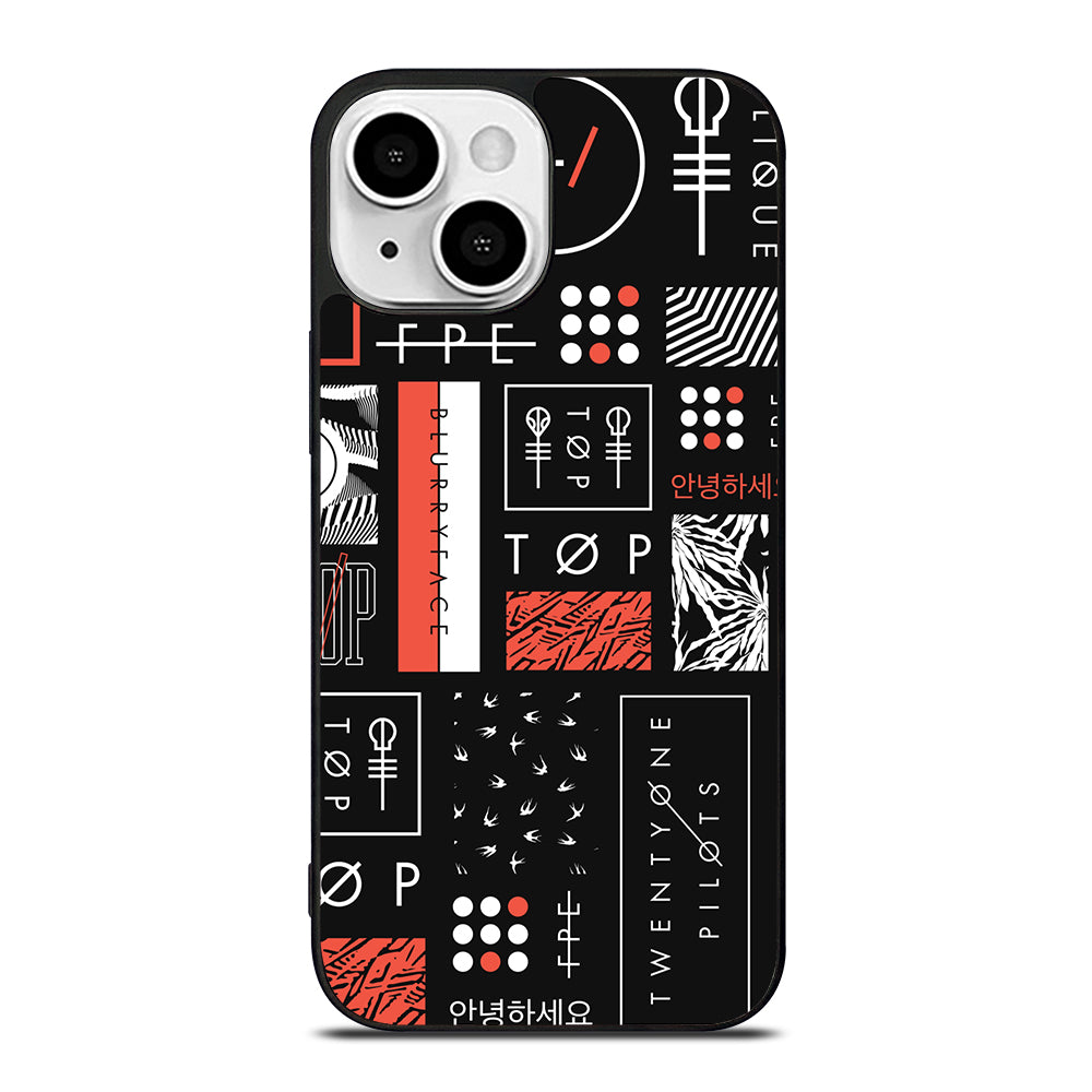 TWENTY ONE PILOTS BLURRYFACE 2 iPhone 13 Mini Case Cover