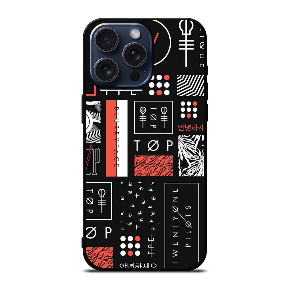 TWENTY ONE PILOTS BLURRYFACE 2 iPhone 15 Pro Max Case Cover