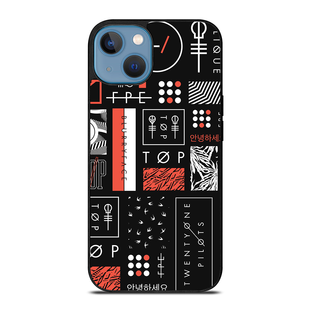 TWENTY ONE PILOTS BLURRYFACE 2 iPhone 13 Case Cover