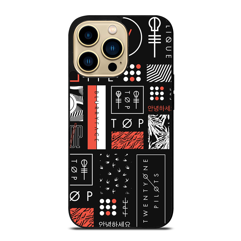 TWENTY ONE PILOTS BLURRYFACE 2 iPhone 14 Pro Max Case Cover
