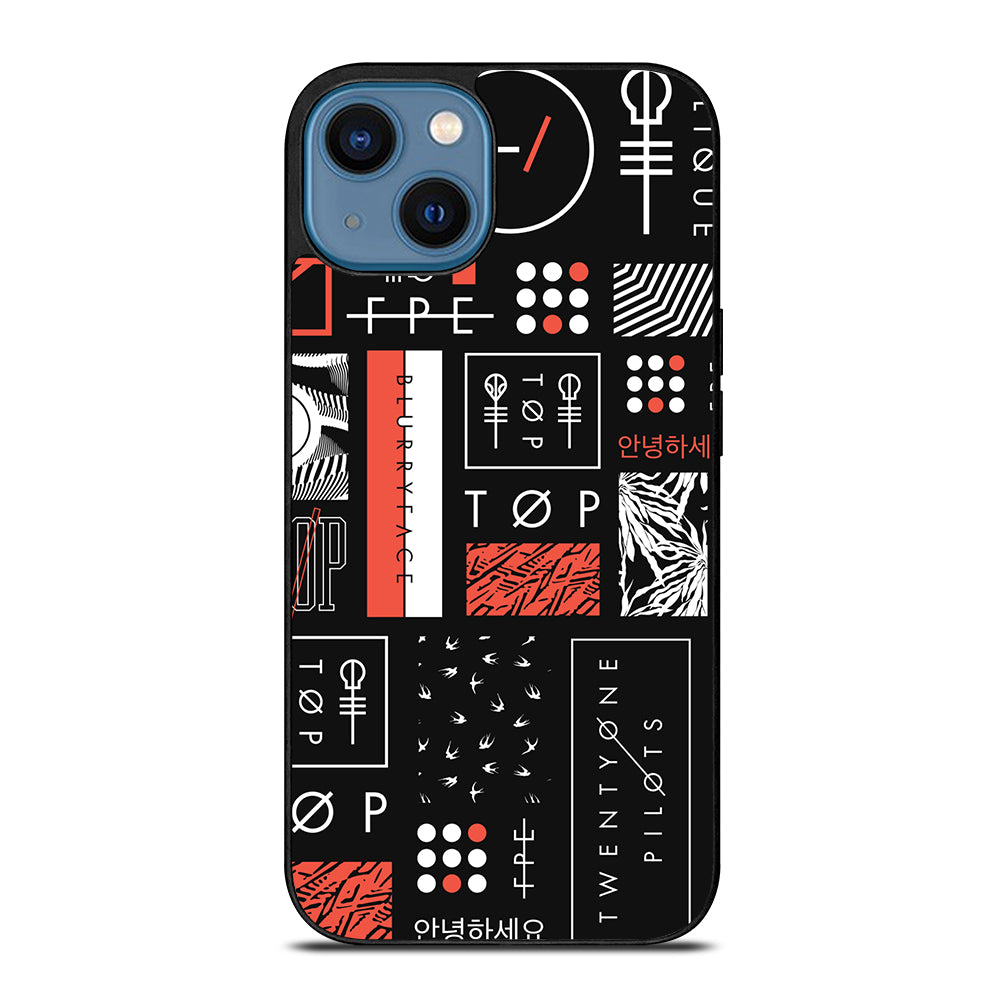 TWENTY ONE PILOTS BLURRYFACE 2 iPhone 14 Case Cover