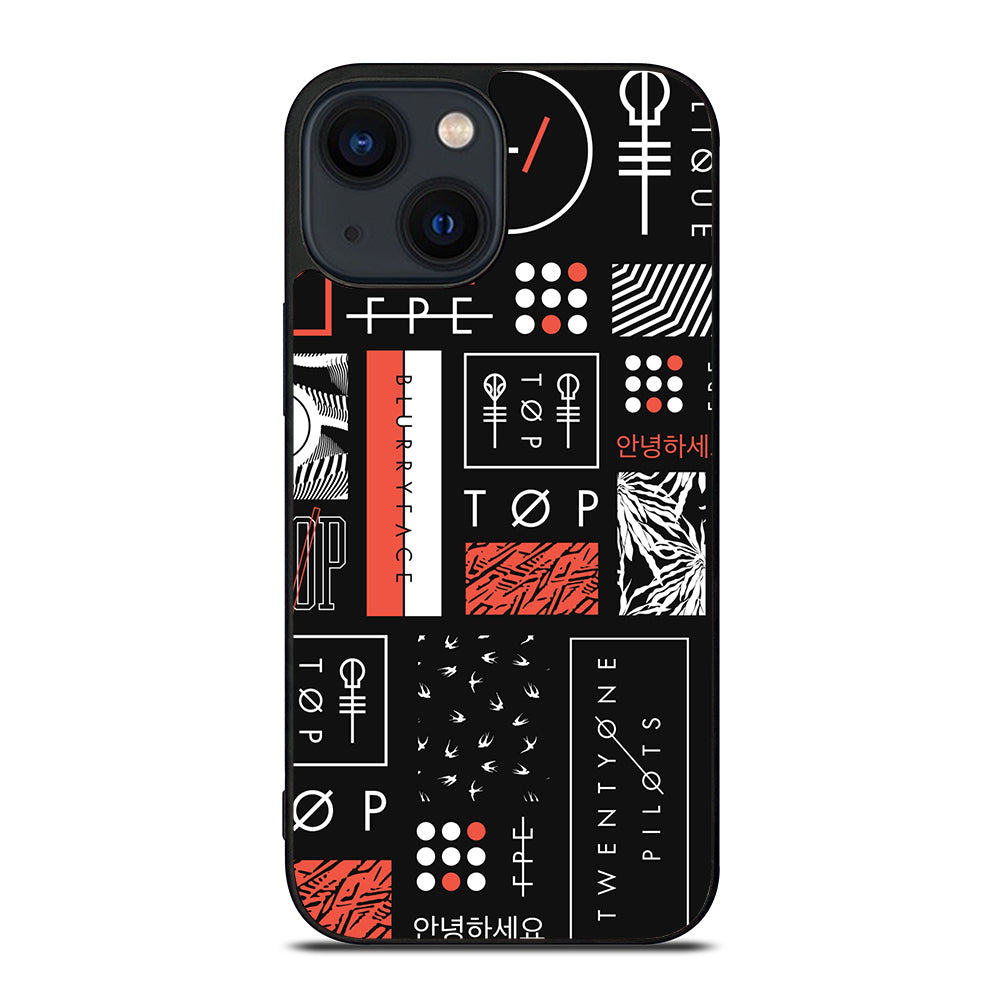 TWENTY ONE PILOTS BLURRYFACE 2 iPhone 14 Plus Case Cover