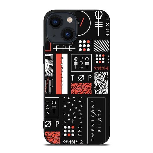 TWENTY ONE PILOTS BLURRYFACE 2 iPhone 14 Plus Case Cover