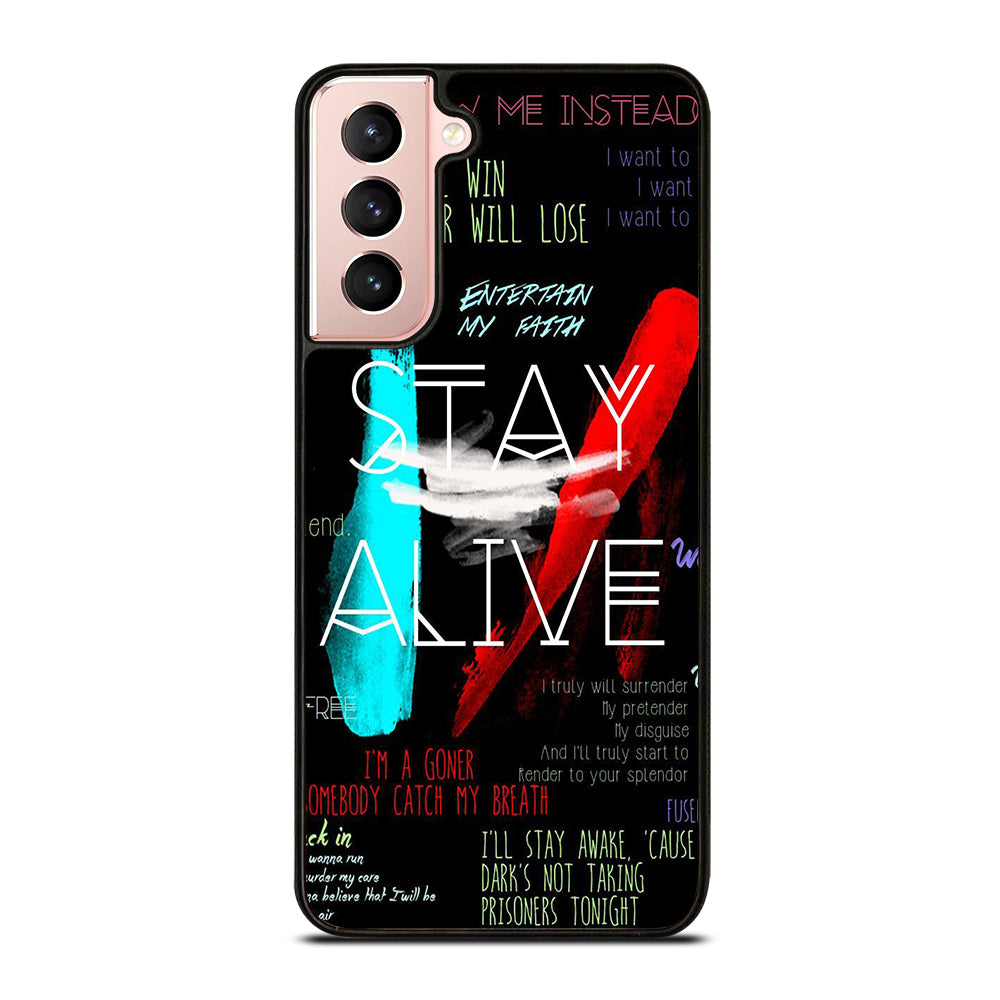 TWENTY ONE PILOTS STAY ALIVE LYRICS Samsung Galaxy S21 Case Cover