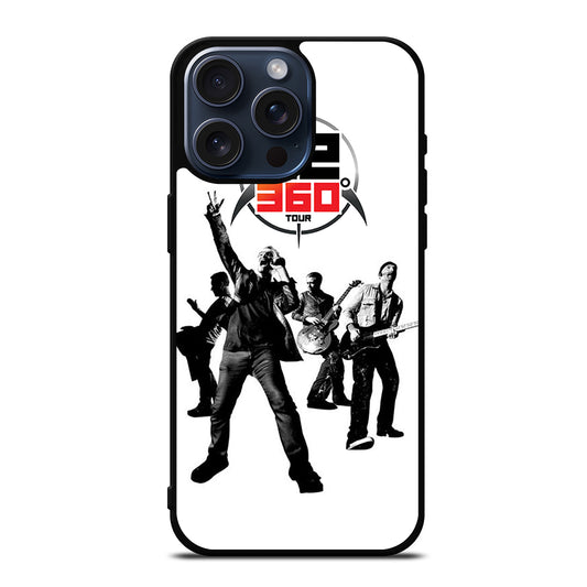 U2 BAND 360 TOUR iPhone 15 Pro Max Case Cover