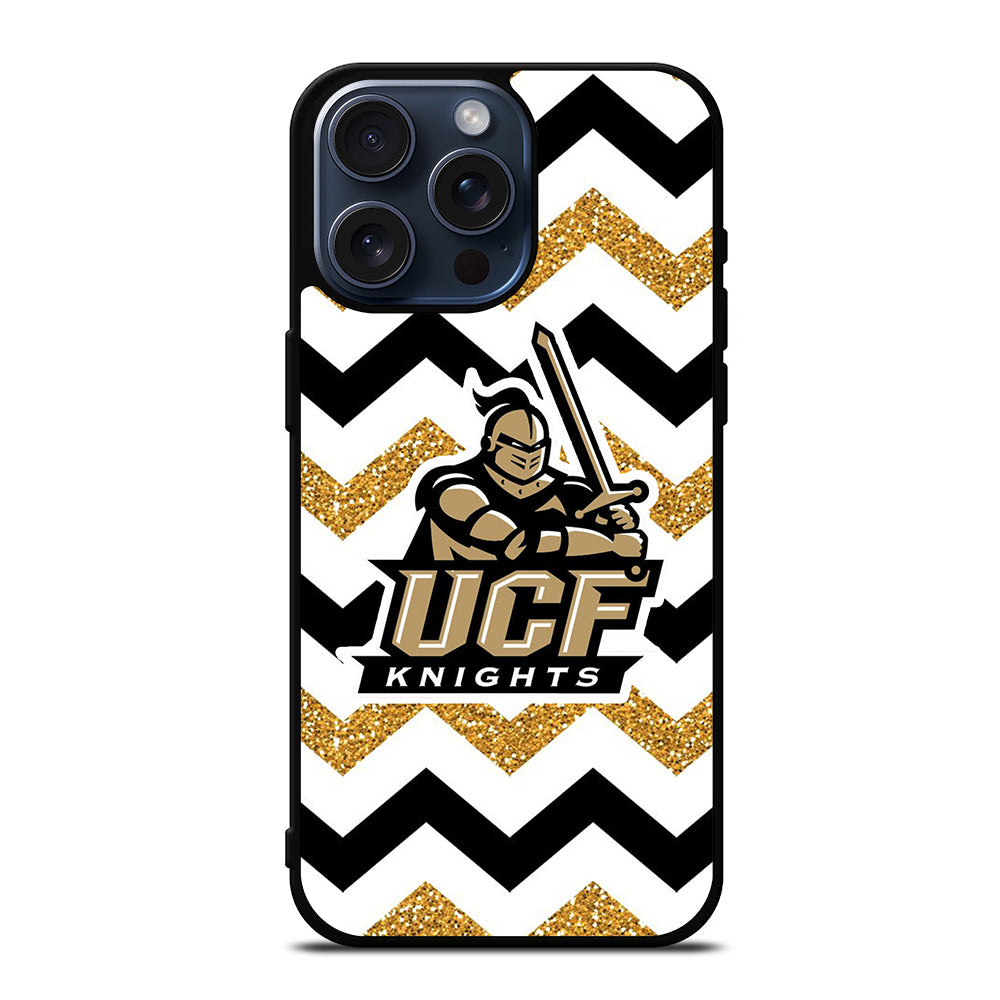 UCF KNIGHTS STRIPE LOGO iPhone 15 Pro Max Case Cover