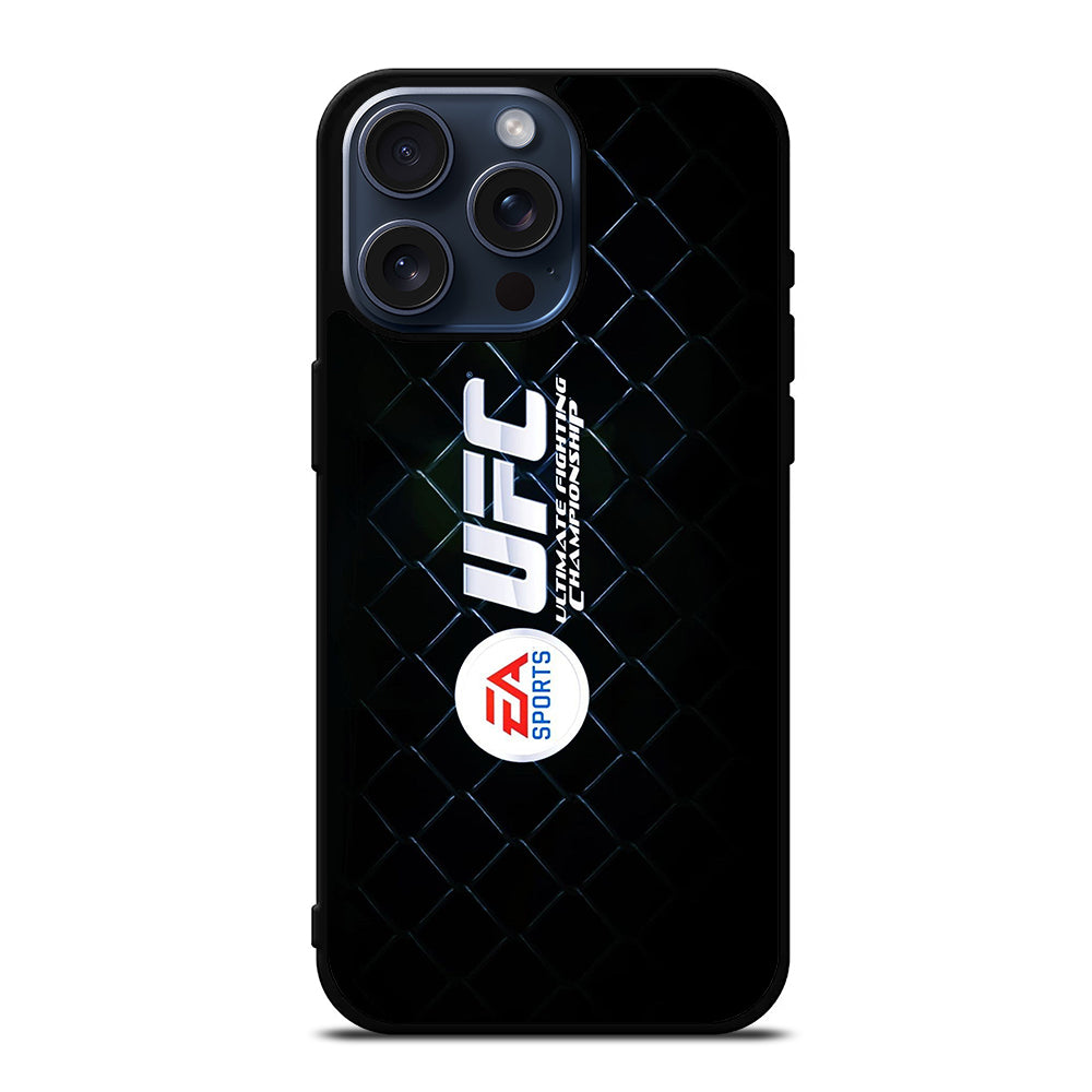 UFC LOGO FIGHTING METAL LOGO iPhone 15 Pro Max Case Cover