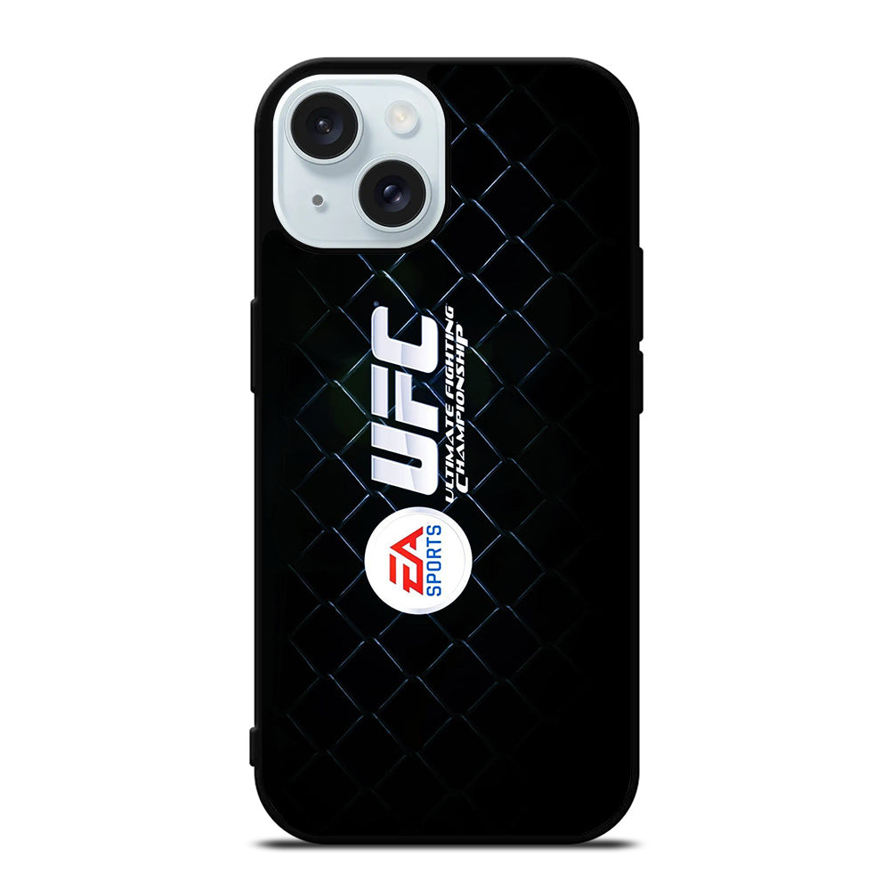 UFC LOGO FIGHTING METAL LOGO iPhone 15 Case Cover