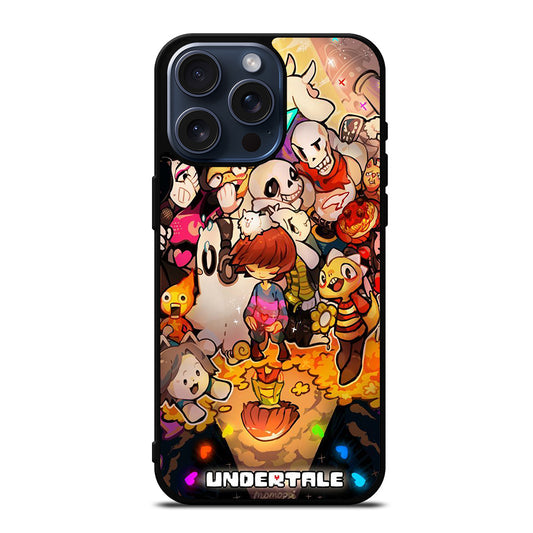 UNDERTALE ALL CHARACTER CARTOON 2 iPhone 15 Pro Max Case Cover