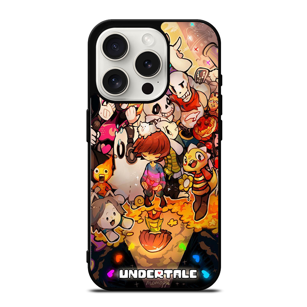 UNDERTALE ALL CHARACTER CARTOON 2 iPhone 15 Pro Case Cover