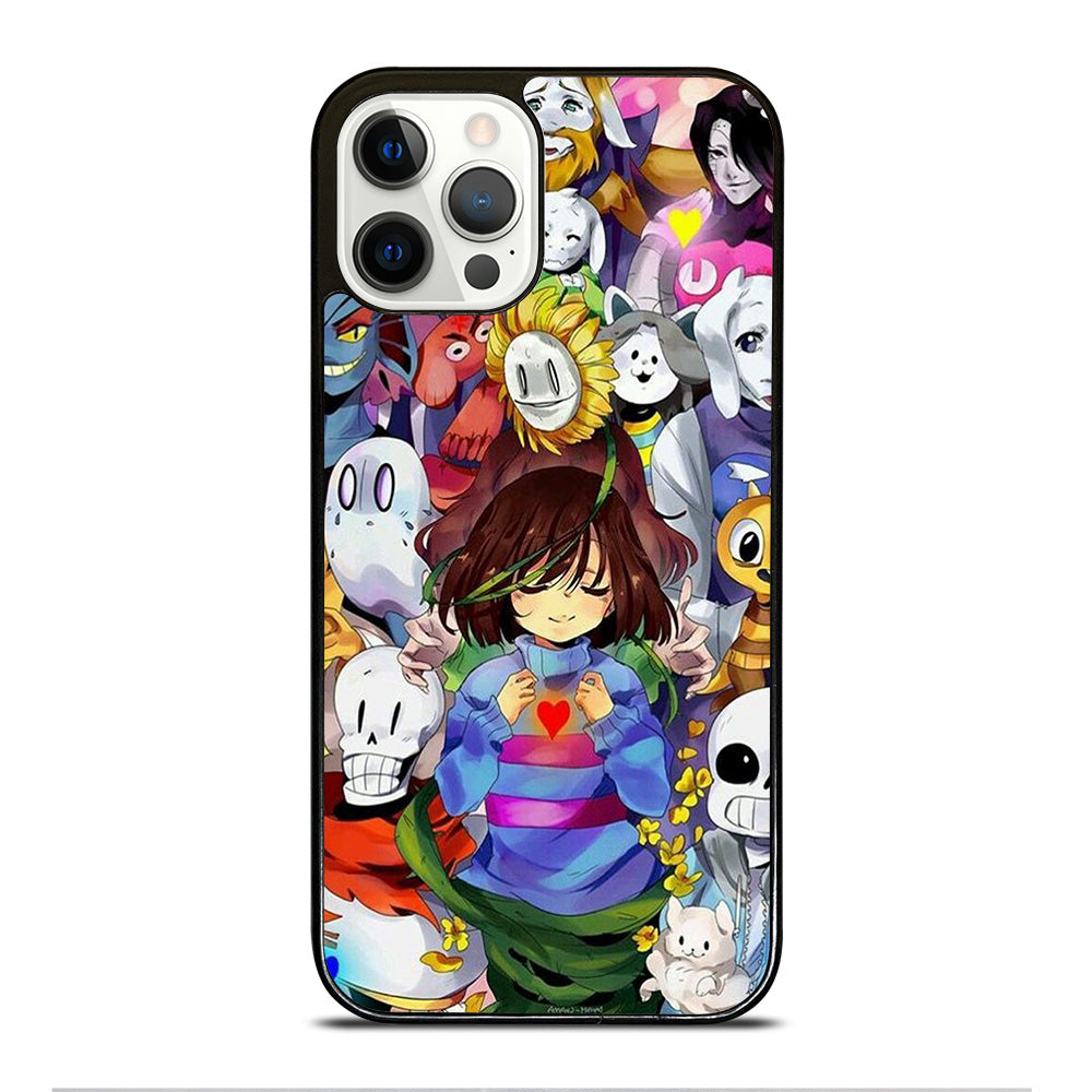 UNDERTALE ALL CHARACTER CARTOON 3 iPhone 12 Pro Case Cover