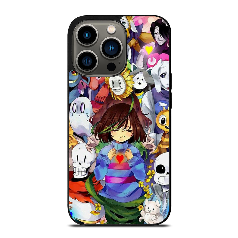 UNDERTALE ALL CHARACTER CARTOON 3 iPhone 13 Pro Case Cover