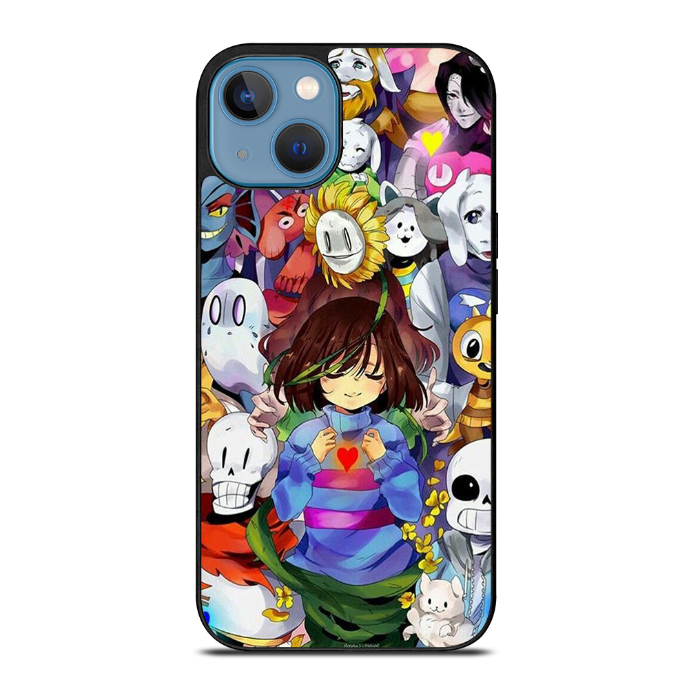 UNDERTALE ALL CHARACTER CARTOON 3 iPhone 13 Case Cover