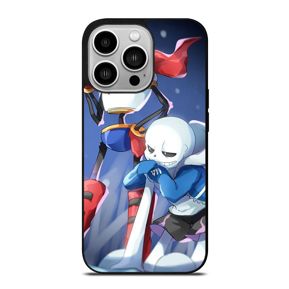 UNDERTALE PAPYRUS AND SANS CARTOON iPhone 14 Pro Case Cover