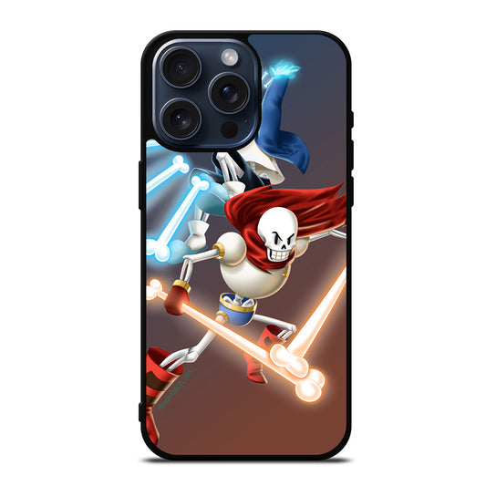 UNDERTALE PAPYRUS AND SANS iPhone 15 Pro Max Case Cover