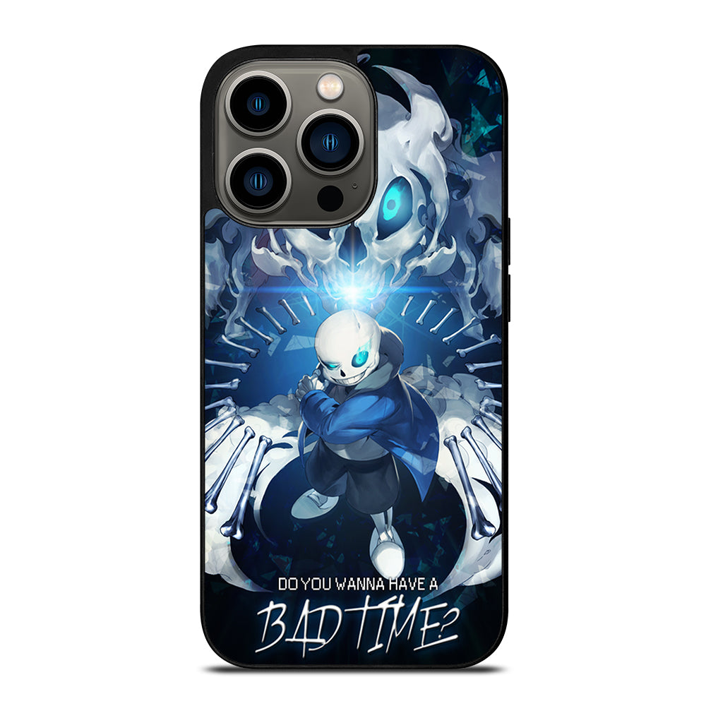UNDERTALE SANS BAD TIME CARTOON iPhone 13 Pro Case Cover