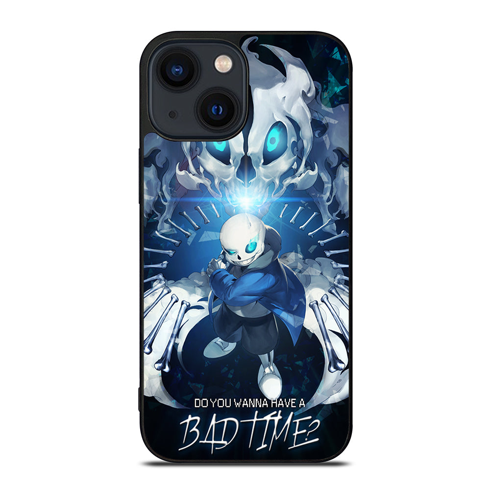 UNDERTALE SANS BAD TIME CARTOON iPhone 14 Plus Case Cover