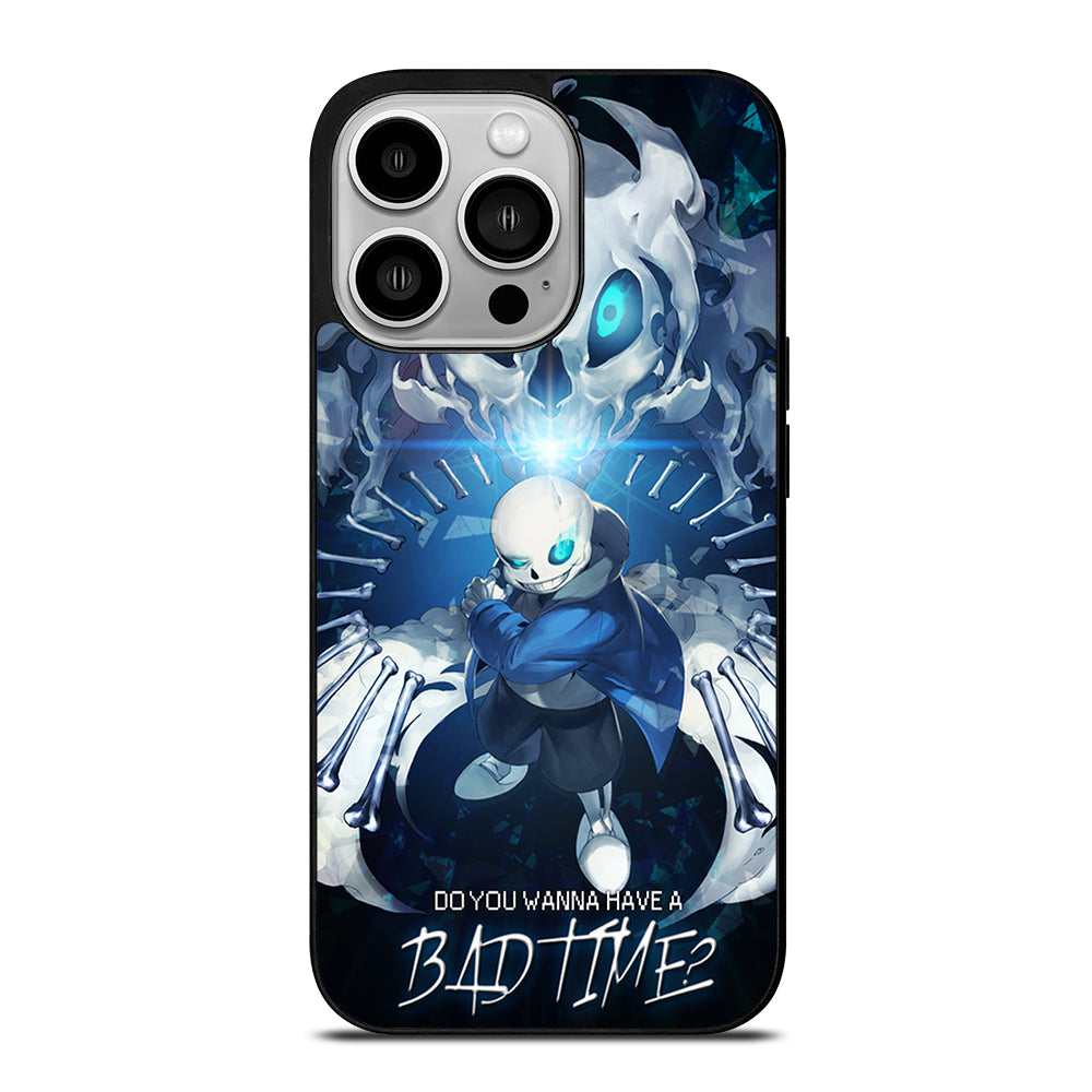 UNDERTALE SANS BAD TIME CARTOON iPhone 14 Pro Case Cover