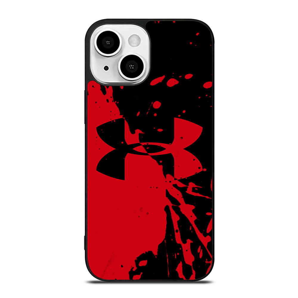UNDER ARMOUR BLACK RED LOGO iPhone 13 Mini Case Cover