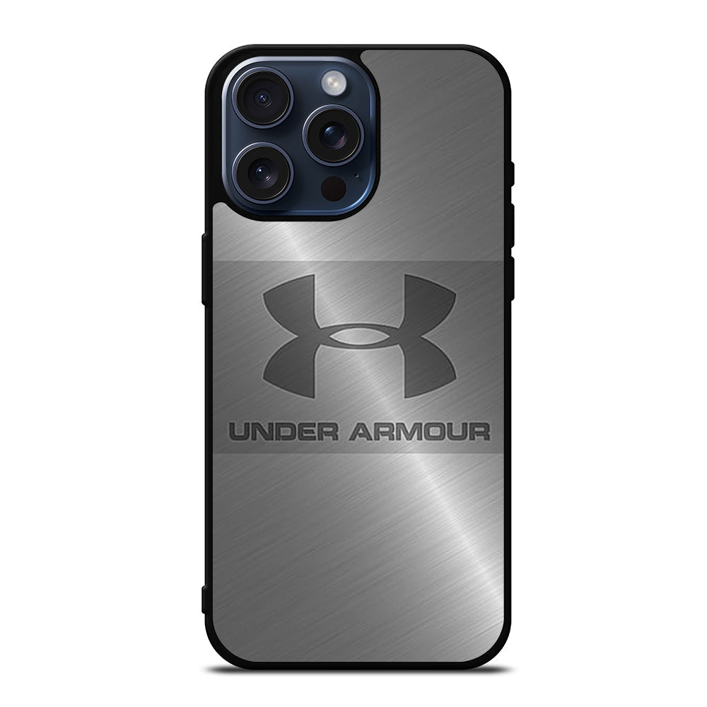 UNDER ARMOUR METAL LOGO iPhone 15 Pro Max Case Cover casecentro UNDER ARMOUR METAL LOGO iPhone 15 Pro Max Case Cover casecentro