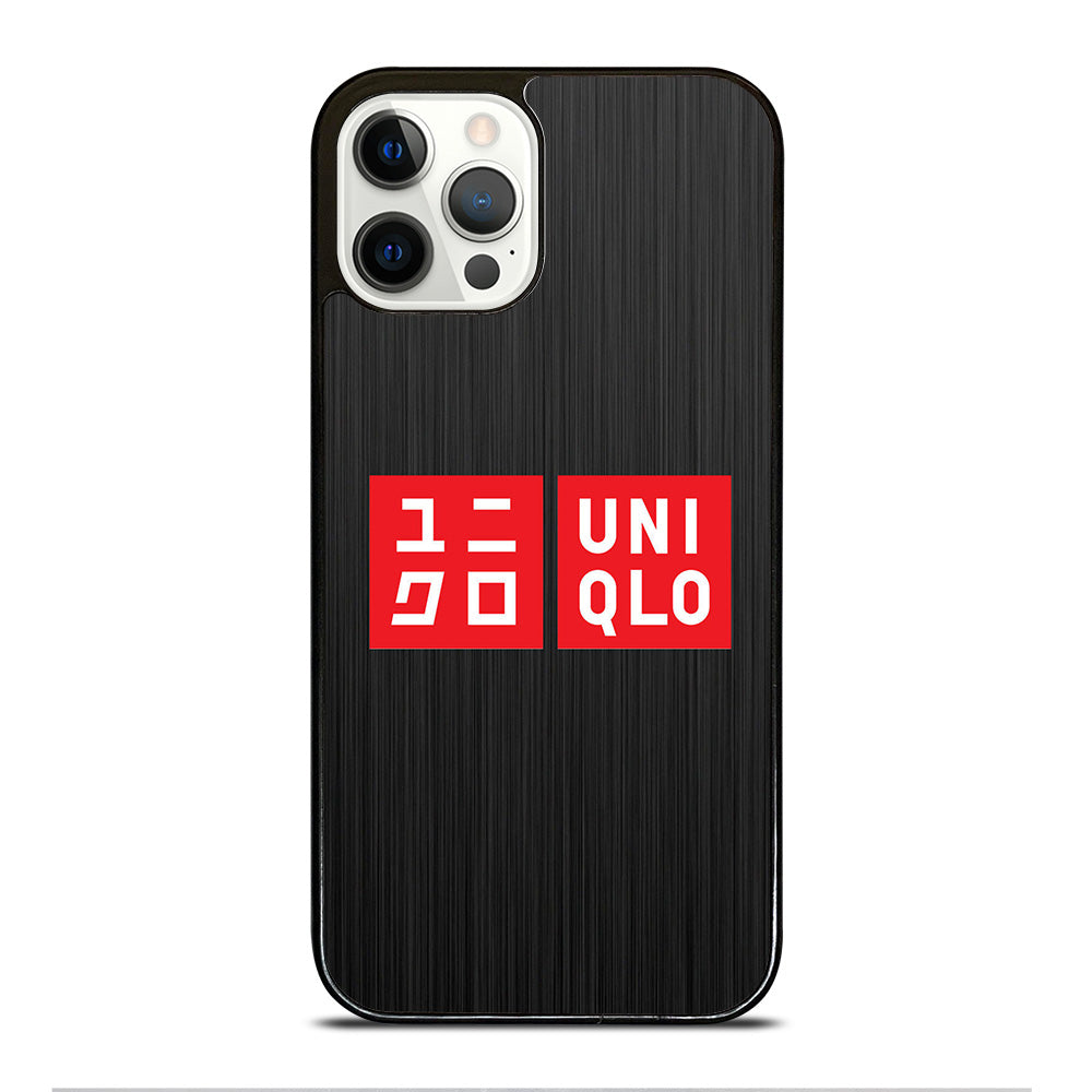 UNIQLO LOGO METAL iPhone 12 Pro Case Cover