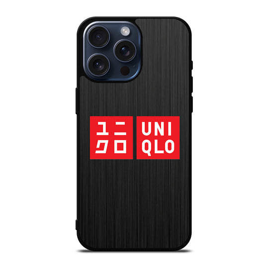UNIQLO LOGO METAL iPhone 15 Pro Max Case Cover