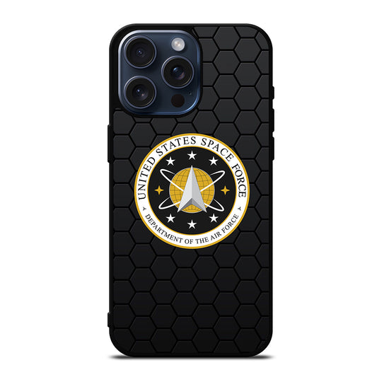 UNITED STATES SPACE CORPS USSC HEXAGON LOGO iPhone 15 Pro Max Case Cover
