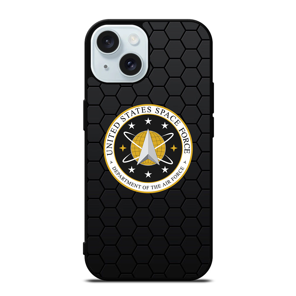 UNITED STATES SPACE CORPS USSC HEXAGON LOGO iPhone 15 Case Cover