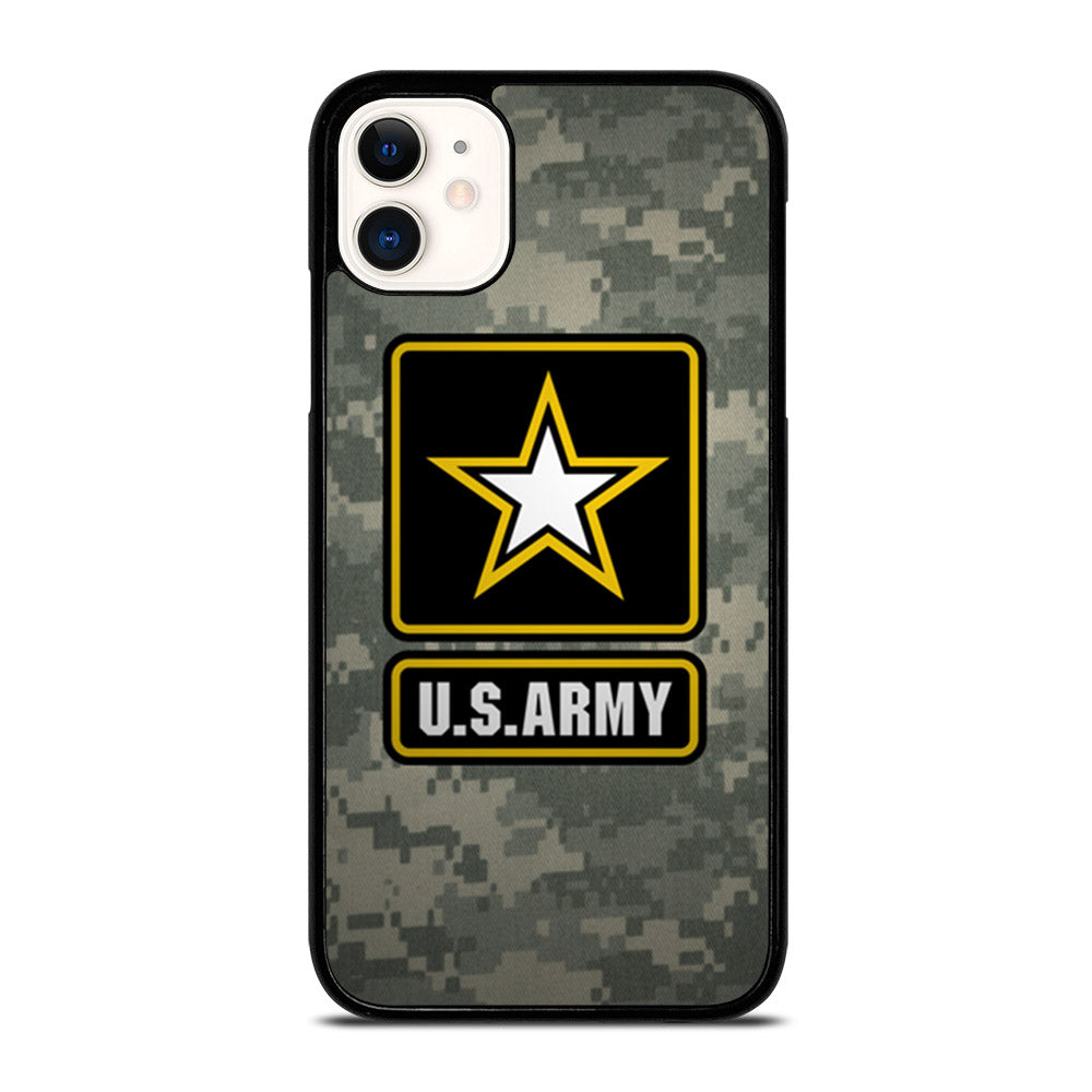 US ARMY USA MILITARY LOGO CAMO iPhone 11 Case Cover